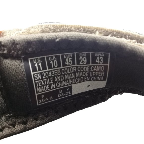 Skechers Men's NEW Sargo Namor Luxe Foam Camouflage Sandals Hook & Loop Straps - Picture 12 of 13